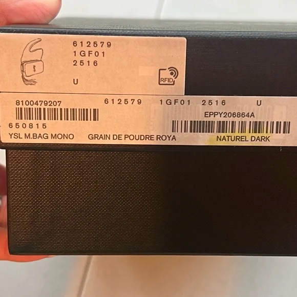 Authentic YSL Yves Saint Laurent Mini Lou Camera Bag with gold chain and Tassel - Picture 5 of 7